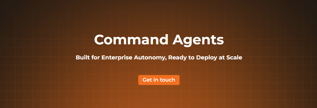Command Agents: Transform Operations with Agentic AI